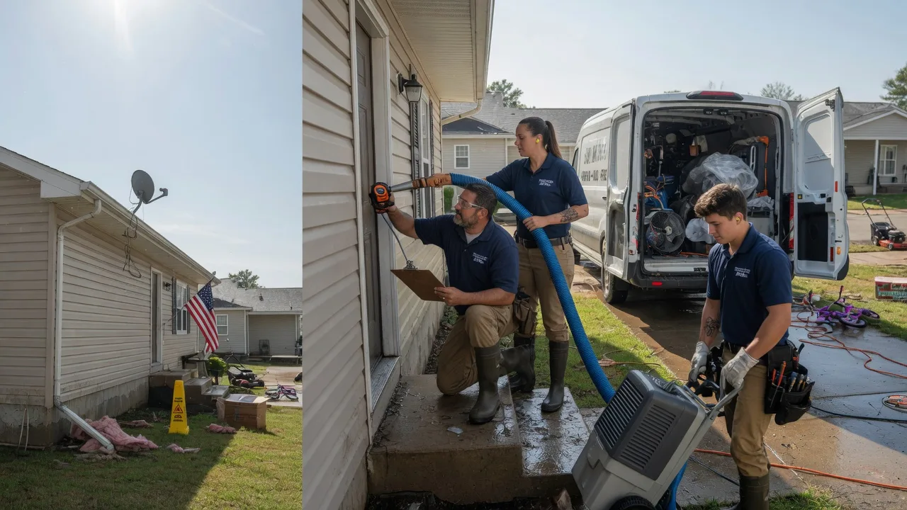 Ceiling Water Damage Restoration in Marshall, WI near me